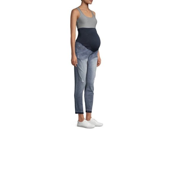 time & true Denim - Time & True Maternity Straight Leg Jeanswith Released Hem XXL (20) NEW